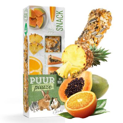 Witte Molen - PUUR  Futter Sticks - Orange & Papaya -  110 g - Breker Tierbedarf