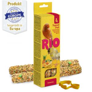 RIO Sticks - für Kanarien - mit tropischen Früchten - 2x 40 g - Breker Tierbedarf